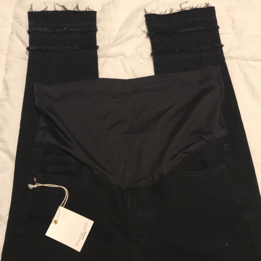 Pinkblush Maternity black jeans size 27